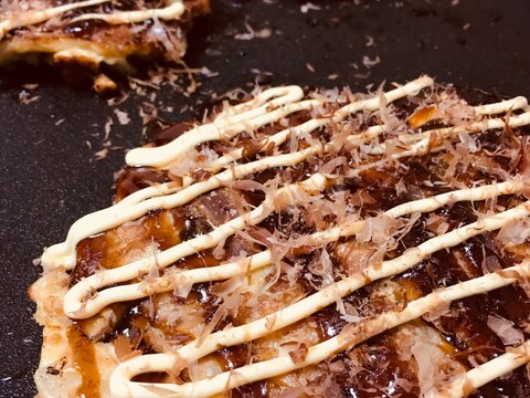 きのこがぎっしり★秋のお好み焼きはコレ‼